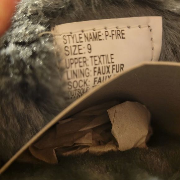 STEVE MADDEN Grey P Fire slippers size 9 fathers day gift - Picture 4 of 5